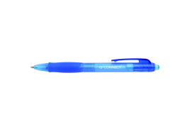Q-Connect Retractable Ballpoint Pen Medium Blue (Pack of 10) KF00268