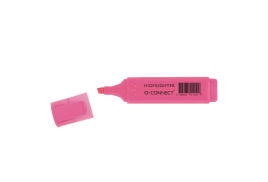 Q-Connect Pink Highlighter Pen (Pack of 10) KF01112