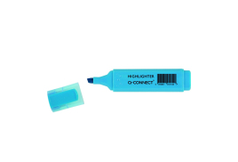 Q-Connect Blue Highlighter Pen (Pack of 10) KF01114