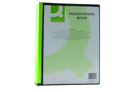 Q-Connect Presentation Display Book 60 Pocket A4 Black  KF01269