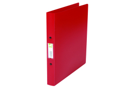 Q-Connect 25mm 2 Ring Binder Polypropylene A4 Red (Pack of 10) KF02008
