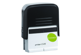 Q-Connect Voucher for Custom Self-Inking Stamp 35 x 12mm KF02110