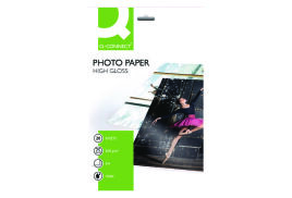 Q-Connect A4 White High Gloss Photo Paper 260gsm (Pack of 20) KF02163