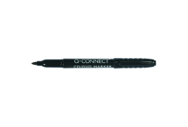 Q-Connect Permanent Marker Bullet Tip Fine Black (Pack of 10) KF02300