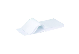 Q-Connect 11x9.5 Inches 2-Part NCR White and Pink Plain Listing Paper (Pack of 1000) KF02708