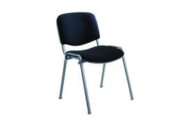 Jemini Ultra Multipurpose Stacking Chair 532x585x805mm Charcoal/Black KF03344