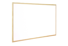 Q-Connect Wooden Frame Whiteboard 1200x900mm KF03572