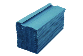 2Work 1-Ply C-Fold Hand Towels Blue (Pack of 2880) HE128BLVW