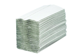 2Work 1-Ply C-Fold Hand Towels White (Pack of 2880) HC128WHVW