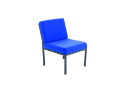 Jemini Reception Chair 520x670x800mm Blue KF04011
