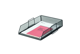 Q-Connect Stackable Letter Tray Black KF17293