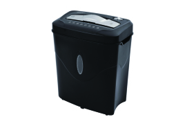 Q-Connect Cross Cut Paper Shredder Q10CC2 (Shreds 10 sheets of 75gsm paper in one pass) KF17975