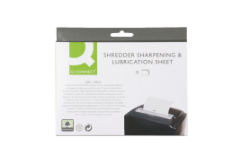Q-Connect Shredder Sharpening and Lubrication Sheet 220x150mm KF18470