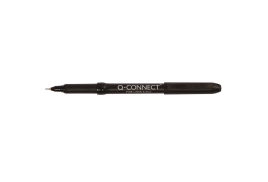 Q-Connect Black 0.4mm Fineliner Pen (Pack of 10) KF25007