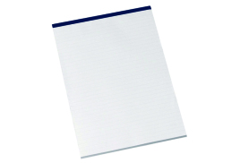 Q-Connect Narrow Ruled Board Back Memo Pad 160 Pages A4 (Pack of 10) KF32006