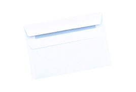Q-Connect C6 Envelope Wallet Self Seal 90gsm White (Pack of 1000) 7042