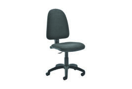 Jemini Sheaf High Back Operator Chair 600x600x1000-1130mm Charcoal KF50172