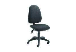 Jemini Sheaf High Back Tilt Operator Chair 325x625x635mm Charcoal KF50175
