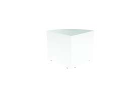 Jemini Reception Modular Corner Desk Unit 800x800x742mm White KF71552