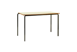 Jemini MDF Edged Class Table 1100x550x710mm Beech/Black (Pack of 4) KF74552