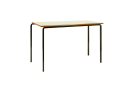Jemini MDF Edged Class Table 1200x600x710mm Beech/Black (Pack of 4) KF74553
