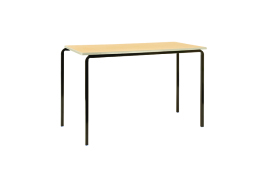 Jemini MDF Edged Classroom Table 1200x600x590mm Beech/Silver (Pack of 4) KF74557