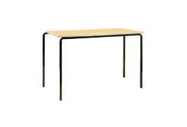 Jemini MDF Edged Classroom Table 1100x550x760mm Beech/Silver (Pack of 4) KF74560