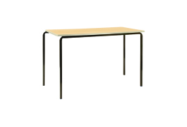 Jemini Polyurethane Edged Class Table 1100x550x760mm Beech/Black (Pack of 4) KF74566