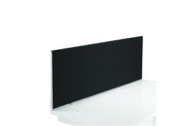 First Desk Mounted Screen 1400x25x400mm Special Black KF74839