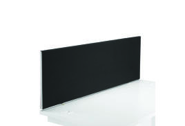 First Desk Mounted Screen 1600x25x400mm Special Black KF74841