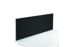 First Desk Mounted Screen 1800x25x400mm Special Black KF74843