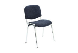 First Ultra Multipurpose Stacking Chair 532x585x805mm Charcoal KF74894
