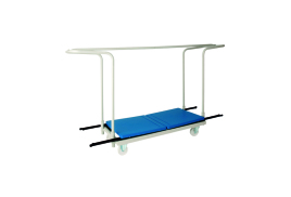 Titan Folding Exam Desk Trolley 40 Capacity 2200x600x1230mm KF78656