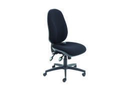 Arista High Back Ergonomic Task Chair 700x700x1040-1160mm Black KF78699