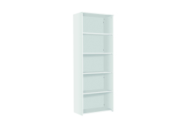 Serrion Premium Bookcase 750x400x2000mm White KF822165