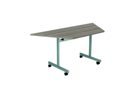 Jemini Trap Tilt Table 1600x800x720mm Grey Oak/Silver KF822554