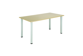 Jemini Rectangular Meeting Table 1200x800x730mm Maple KF840180
