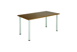 Jemini Rectangular Meeting Table 1800x800x730mm Walnut KF840192