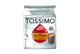 Tassimo Kenco 100% Columbian Coffee 136g Capsules (5 Packs of 16) 712864