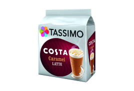 Tassimo Costa Caramel Latte Coffee Pods (Pack of 40) 4031637