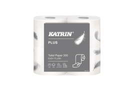 Katrin Plus Toilet Roll Easy Flush 2-Ply 300 Sheet (Pack of 20) 105003