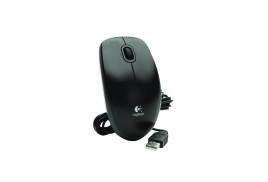 Logitech B100 Optical Mouse USB Black (800dpi sensitivity ensures accurant control) 910-003357