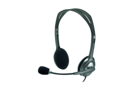 Logitech H110 Headset (1.8m cable length, 3.5mm audio out) 981-000271