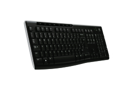 Logitech K270 Wireless Keyboard UK Layout Black 920-003745
