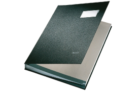 Leitz Hard Cover Signature Book 240x340mm Black 57000095