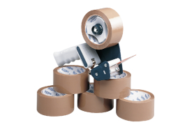 Tape Dispenser With 6 Rolls Polypropylene Tape 50mmx66m (Pack of 6) 9761Bdp01