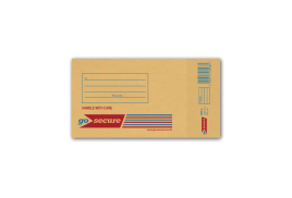 GoSecure Bubble Envelope Size 1 115x195mm Gold (Pack of 100) ML10038