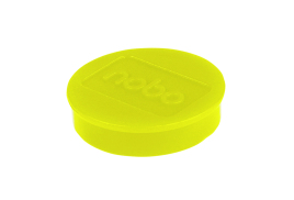 Nobo Whiteboard Magnets 38mm Yellow (Pack of 10) 1915316