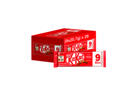 Nestle Milk Chocolate 2 Finger Kitkats (Pack of 9) 12339411