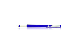 Parker Vector Fountain Pen Medium Blue with Chrome Trim 67507 S0881011
